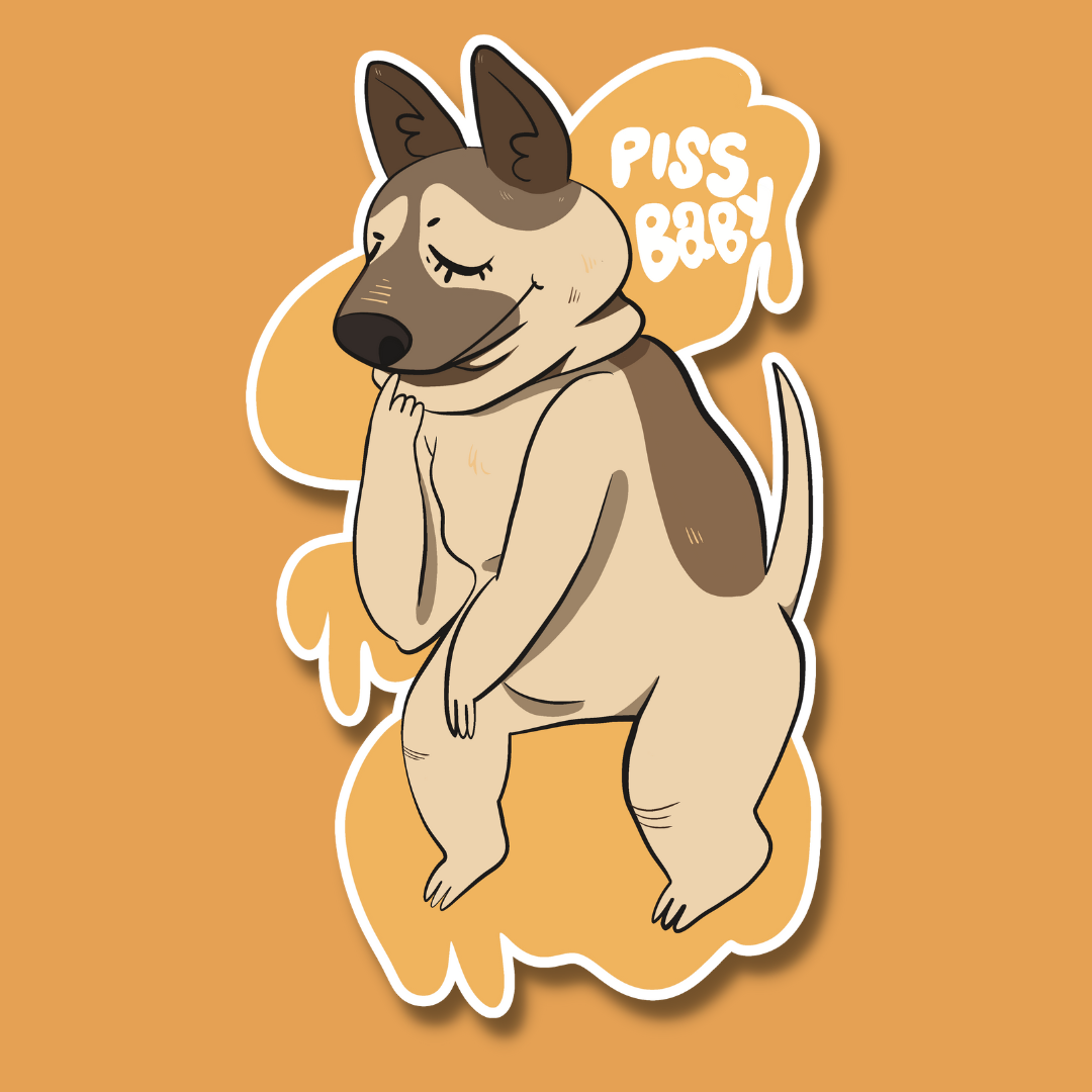 Piss Baby Sticker